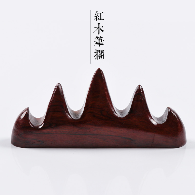 Student Beginner Brush Calligraphy Supplies Black Catalu Brush Holder Five Finger Mountain Pen Layer Rack Wenfang Four Treasures Supplies