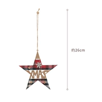 Деревянный кулон-пентагон