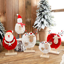 Christmas decoration creative Ornaments Store layout wool felt snow old man desktop decoration items Christmas accessories