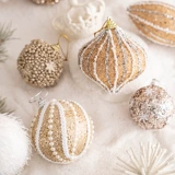 Рождественские украшения, елочные подвески, подвесные украшения, атмосфера, макет сцены, украшения, полый шар, прозрачный шар, сделай сам