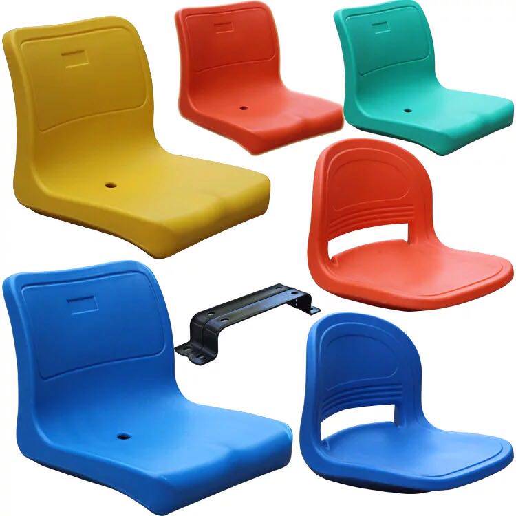 Hollow blow molding chair Fixed grandstand chair Canteen dining table chair Surface row chair Stadium seat Stadium stadium viewing platform