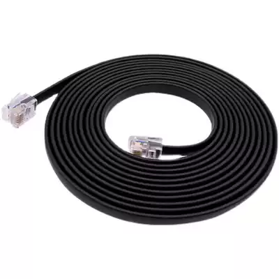 New pure copper 6-core telephone line six-core 6P6C Crystal Head fax machine walkie talkie CNC cable