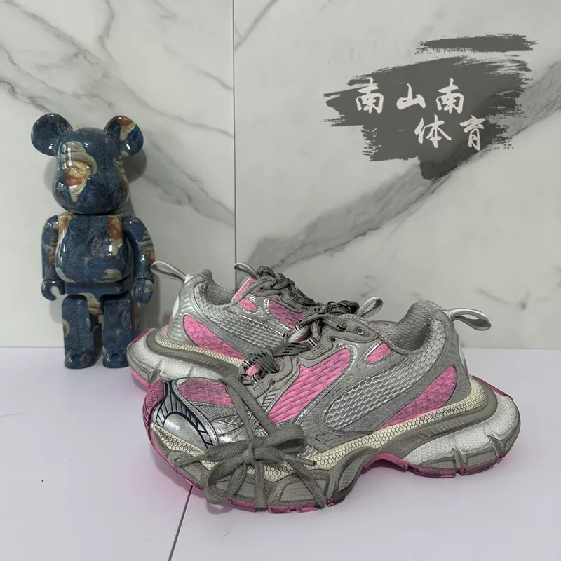 Классическая обувь Balenciaga Balenciaga 23 шоу модель XXXL distressed 3XL отражающие семейные dad shoes повседневные кроссовки