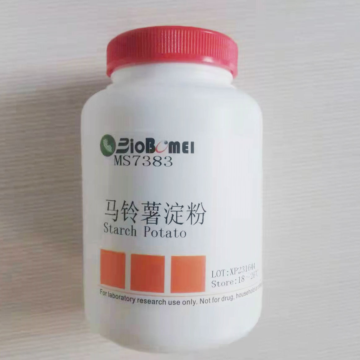 马铃薯淀粉  科研实验试剂9005-25-8含票