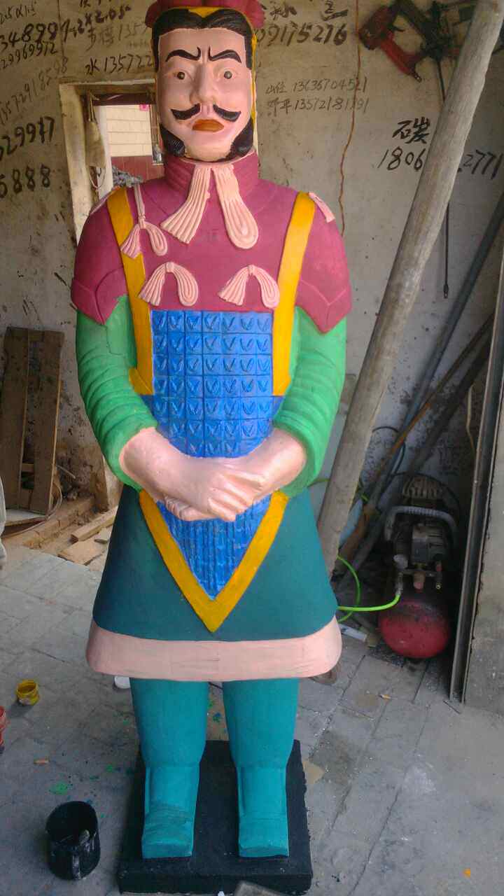 Color Terracotta Warriors Terracotta Warriors large scale Terracotta Terracotta Warriors remade Factory Lottery Terracotta Warriors