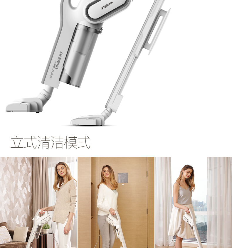 Máy hút bụi Delma cầm tay mini ngoài hút nhỏ im lặng mạnh mẽ - Máy hút bụi đánh giá robot hút bụi xiaomi