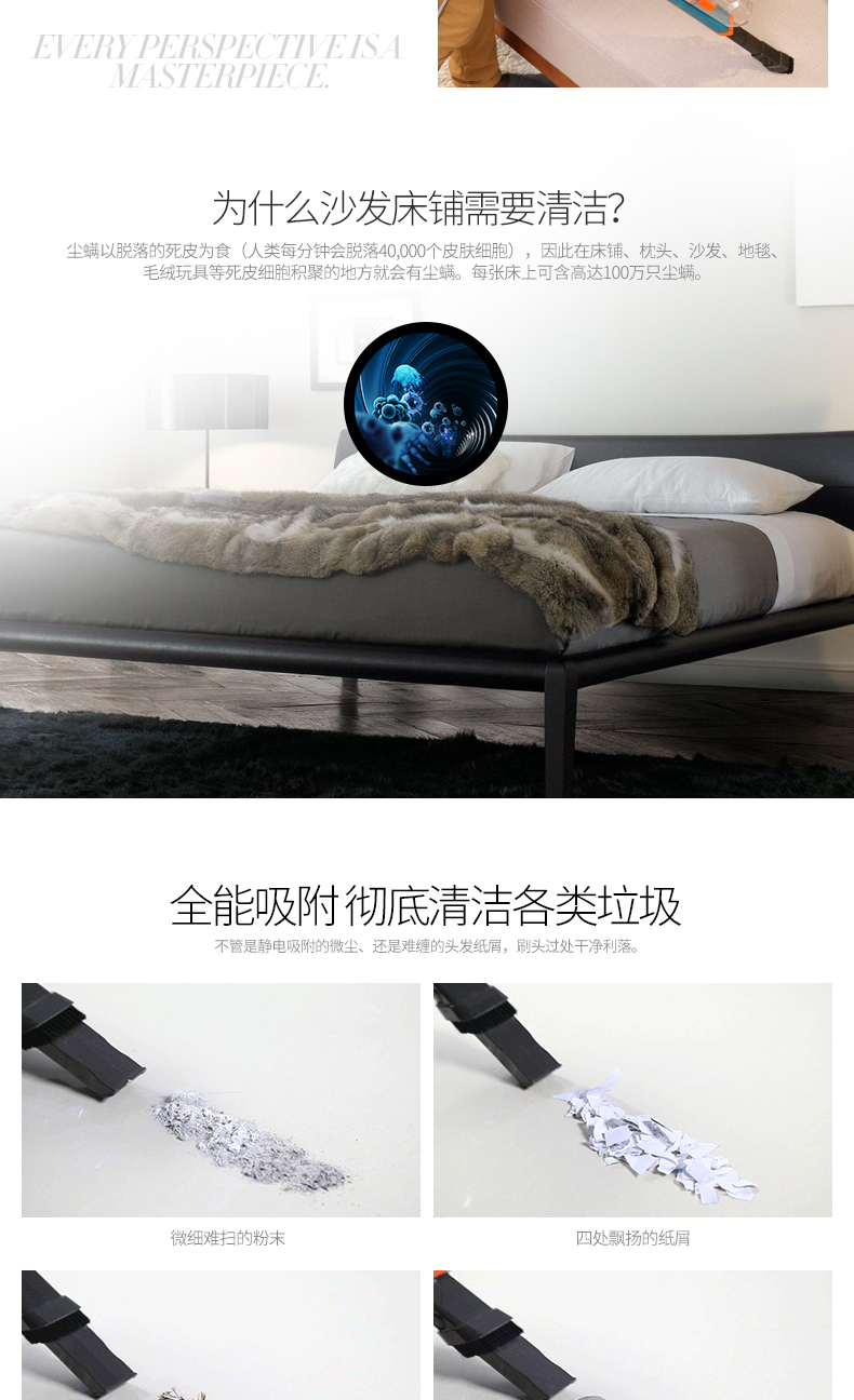 Máy hút bụi gia đình Delma putter mini công suất cao cầm tay nhỏ không có vật tư tiêu hao thảm mạnh ngoài bọ ve - Máy hút bụi máy hút bụi xiaomi gen 2