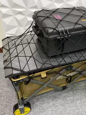 Outdoor camping camp car special accessories wheel small table Board storage folding four-wheel double bearing cart cover