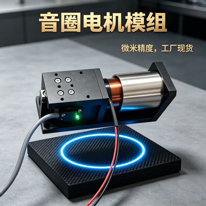 Voice Coil Motor Module, Micro Motor, Linear Motion, High-Frequency Vibration, High-Precision, Micron-Level Automation, in Stock