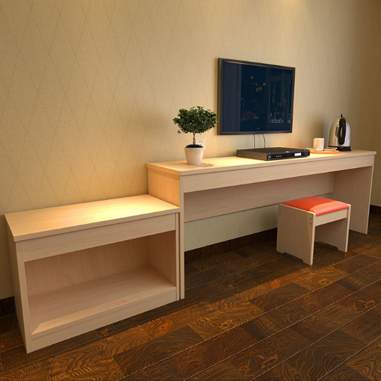 Hotel furniture modern hotel furniture high and low table TV cabinet luggage cabinet combination simple TV table desk full