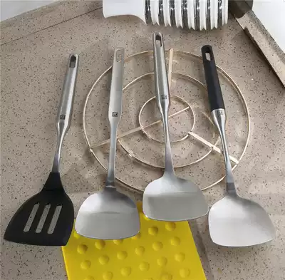 Spot German double Pure stainless steel silicone shovel non-stick pot shovel spatula