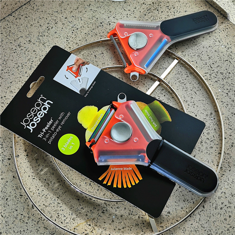 Spot UK Joseph Joseph Stainless Steel Multi-function Paring Knife Scraper Grater Peeler