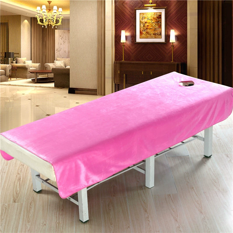 Tấm làm đẹp mật độ cao pha lê tấm nhung dày massage ấm cơ thể thẩm mỹ viện dành riêng với lỗ