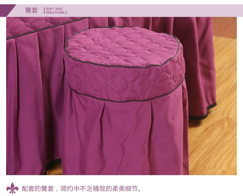 Beauty bed bao gồm bốn bộ đơn giản màu cao cấp massage Châu Âu massage massage trị liệu thẩm mỹ viện đặc biệt cung cấp