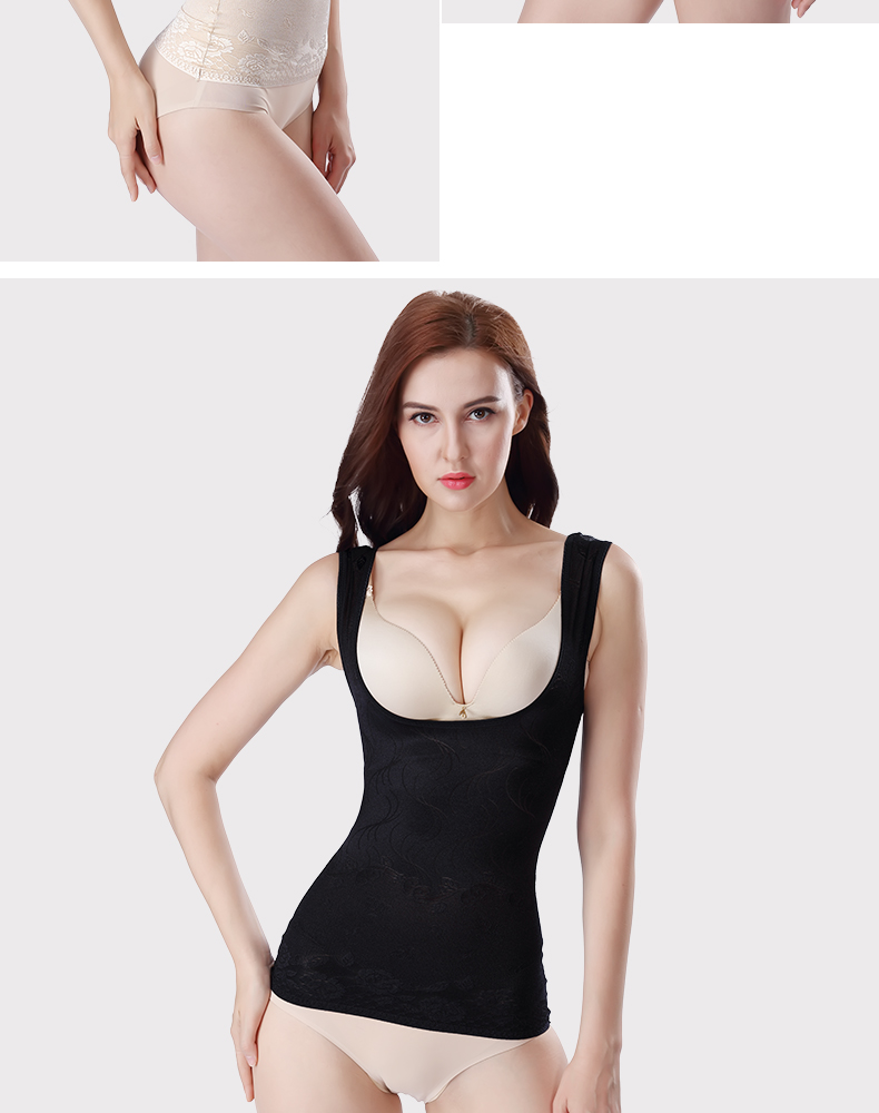 Áo sơ mi nhựa siêu mỏng sau sinh mùa hè vô hình corset vest cơ thể đốt cháy chất béo bụng eo giảm béo đồ lót nữ