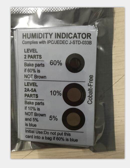 Humidity card 3-point environmental protection humidity card 3-point cobalt-free humidity card indicator card 5% 10% 60% brown