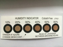 Humidity card 6: 00 6: 00 6: 00 humidity card Environmental protection cobalt-free indicator card 10%-60% brown wet paper