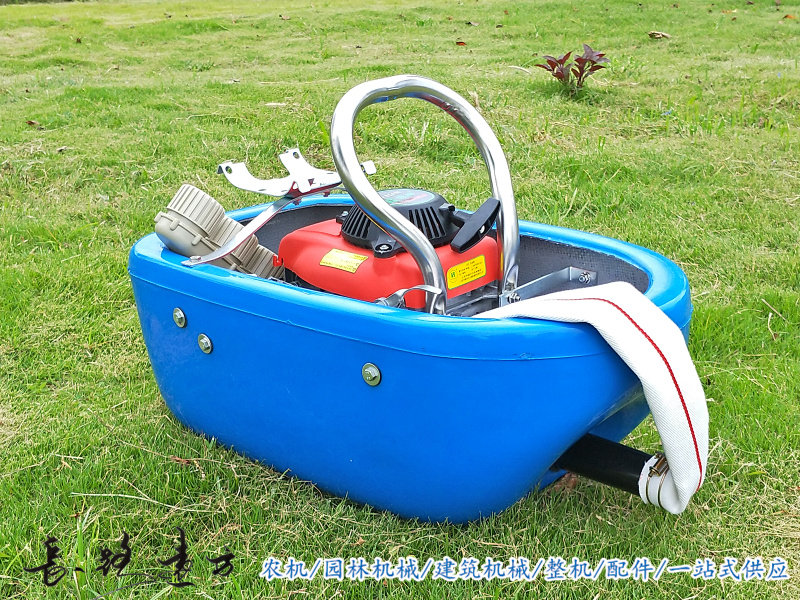 Lutian boat sprinkler agricultural water pouring boat type water pump 142F four-stroke gasoline engine floating water pump