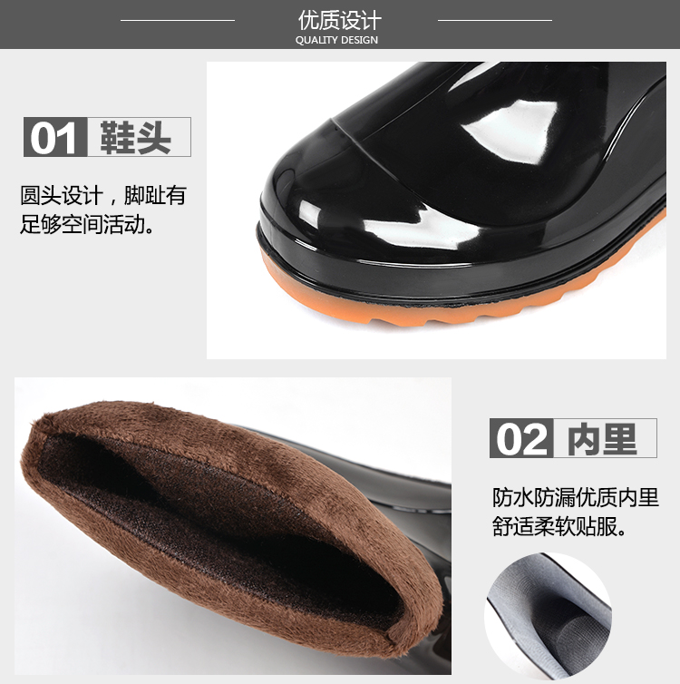 Chaussures - bottes caoutchouc homme pour hiver - semelle tendon - Ref 963285 Image 38