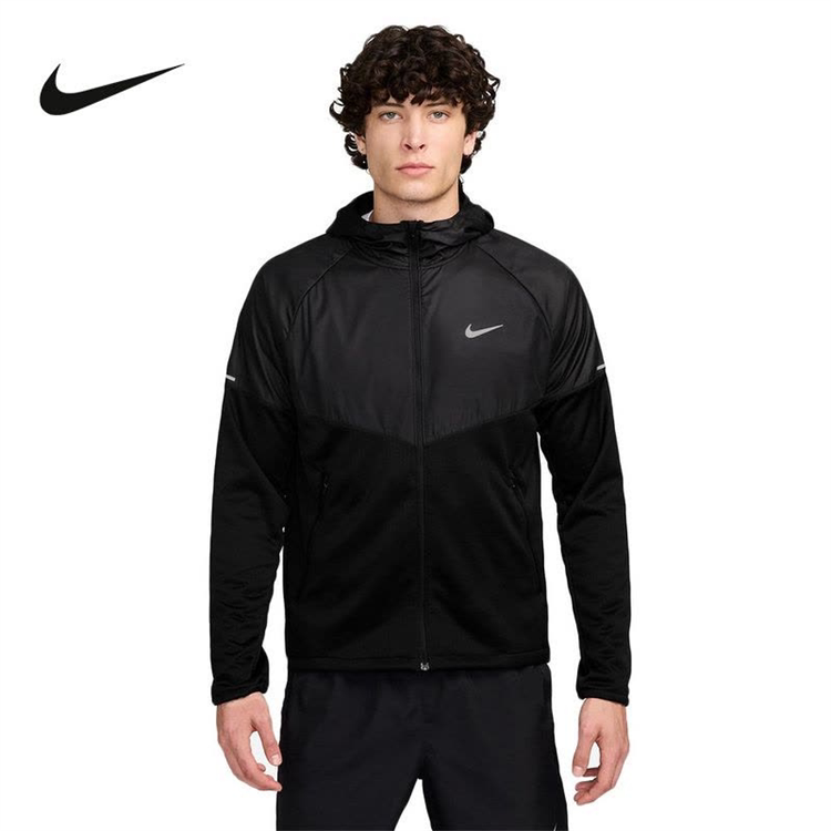 Nike Therma-Fit Men's Sports Training Water-Repellent Breathable Windproof Hooded Jacket Fz1112 Nike Therma-Fit Men's Sports Training Water-Repellent Breathable Windproof Hooded Jacket Fz1112