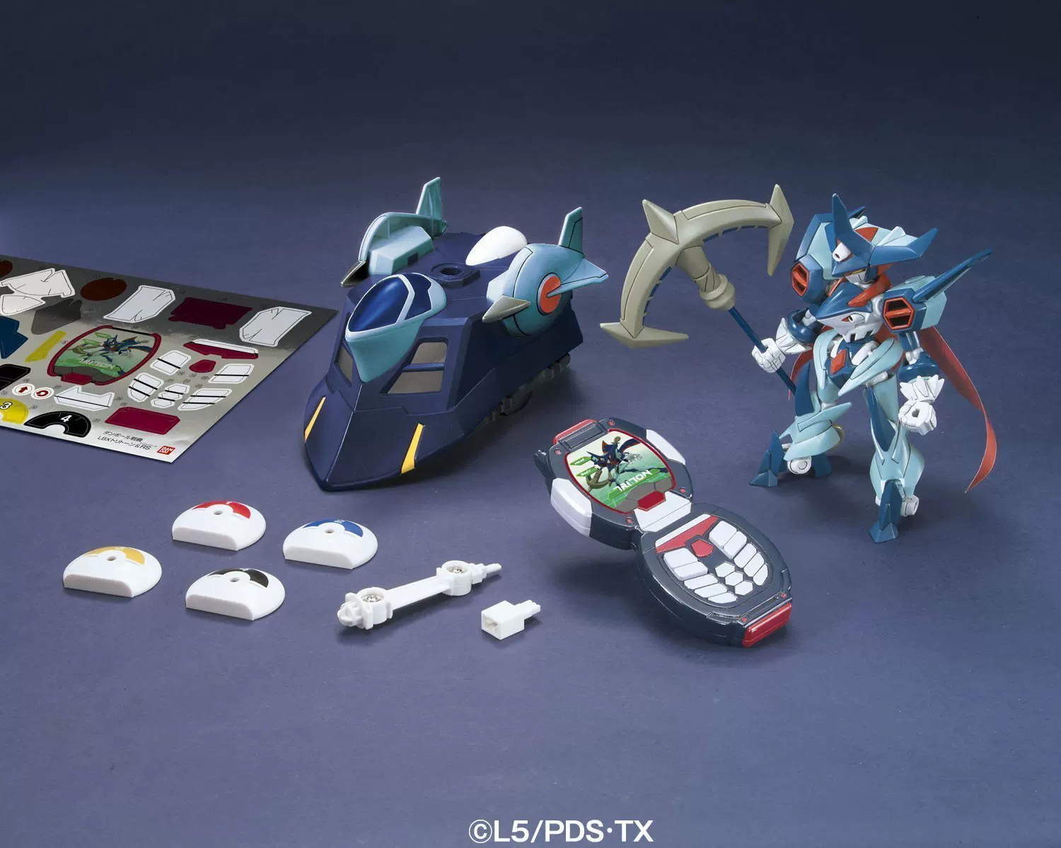 Bandai Carton Fighter LBX 024 TRITON Haixian Triton с пультом дистанционного управления дельфин в упаковке