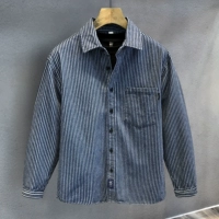 Ретро японская элитная весенняя джинсовая рубашка для отдыха, тренд сезона, в американском стиле