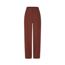 Jiuzi Annako business commuting high-quality TR floral gauze drape commuting nine-point pants for women 2024 autumn new style