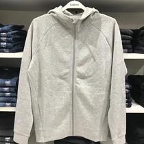 Baleno Benny Road mens hooded sweater Autumn and winter solid color cardigan jacket mens simple sweater