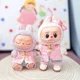 1st, 2nd and 3rd generation keychain Labubu clothes pendant Labbubu baby clothes elegant Chinese style suit cute fairy