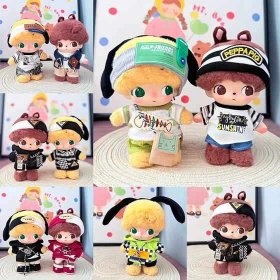 
Doll Clothes Only] Pop Mart Plush Pendant DIMOO Glue Clothes Brutova Clothes Trendy Casual Set