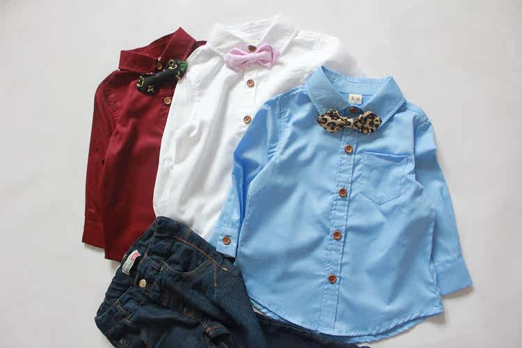 Chemise garcon à manche longue - Ref 2077983 Image 8