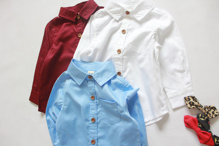 Chemise garcon à manche longue - Ref 2077983 Image 10