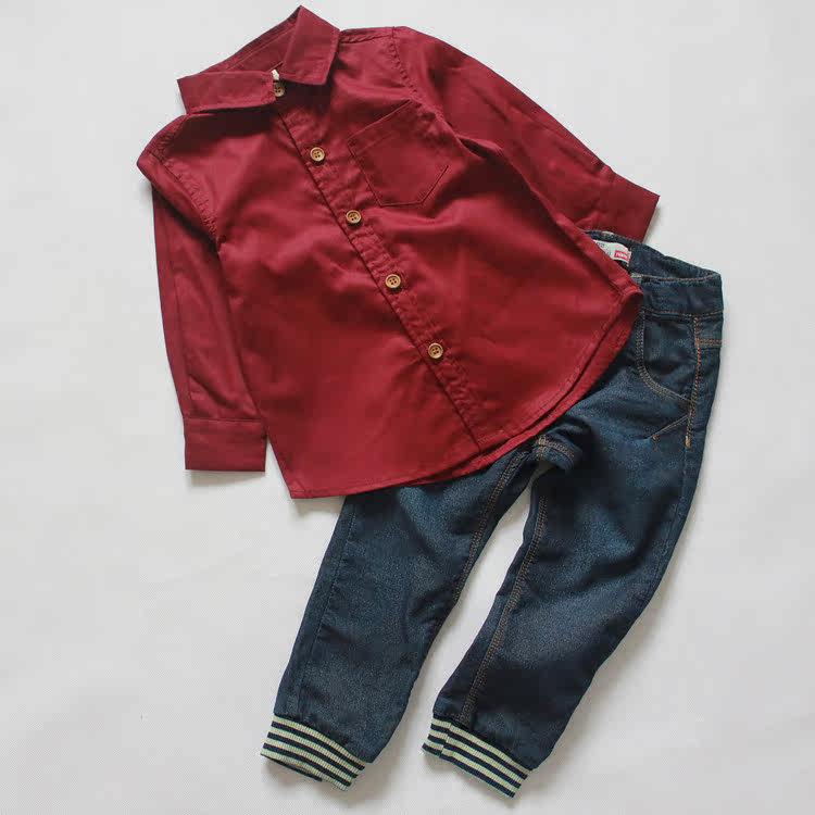 Chemise garcon à manche longue - Ref 2077983 Image 14