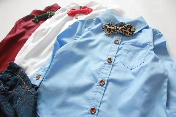 Chemise garcon à manche longue - Ref 2077983 Image 9