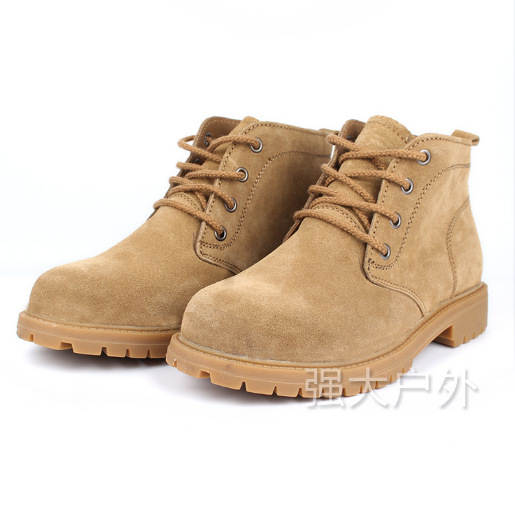 British Martin Boots Men's Desert Boots Genuine Leather Rubber Sole Unisex Work Shoes Safety Shoes Suede Leather Shoes High-Top Trendy Shoes