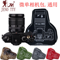 Sony micro single photography bag Canon SLR camera bag Nikon oblique cross triangle liner bag a6000a6100a7m2