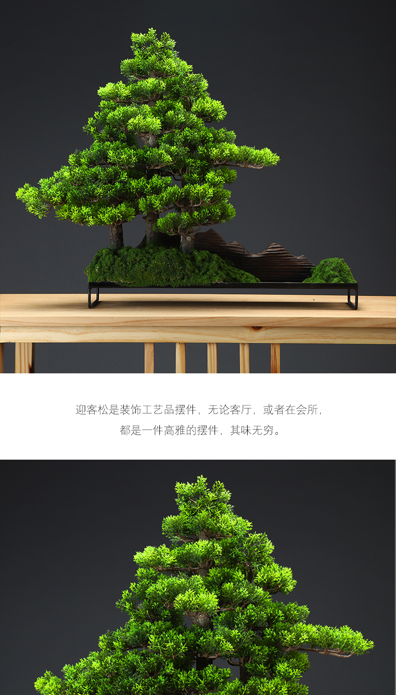 MaiTao creative home simulation guest - the greeting pine bonsai the plants desktop furnishing articles furnishing articles sitting room porch example room