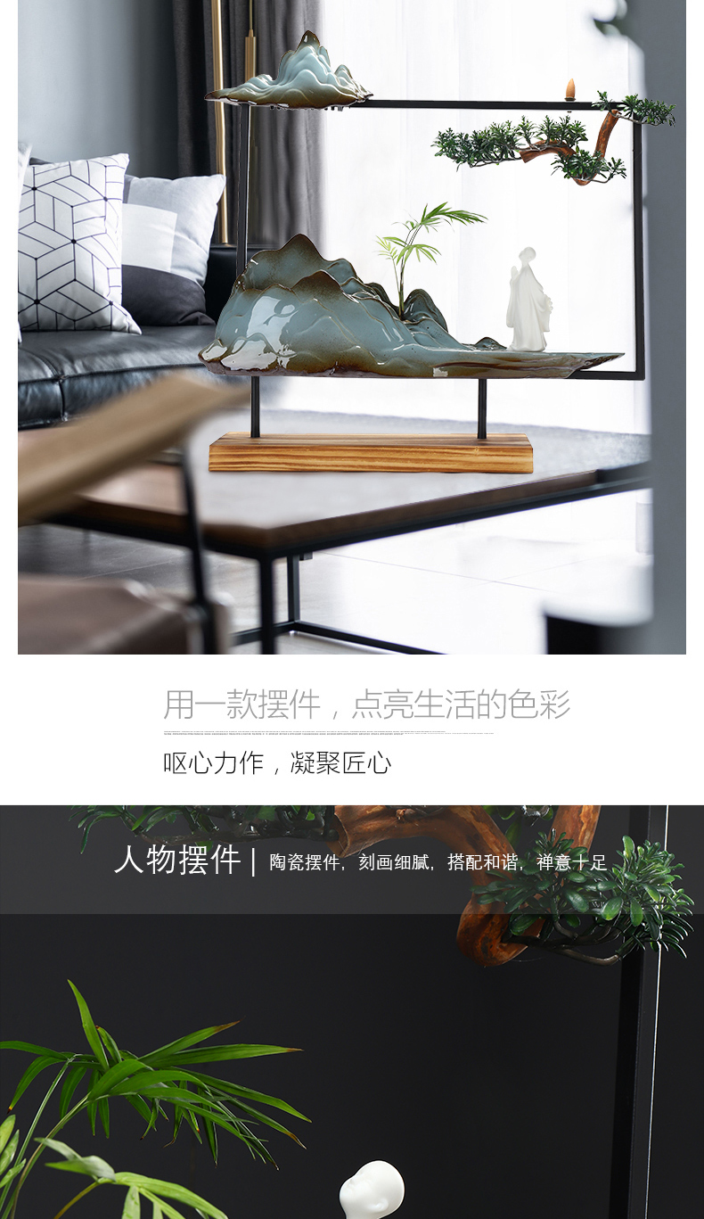 MaiTao creative fountain water apparatus furnishing articles sitting room office feng shui plutus household humidifier opening gifts