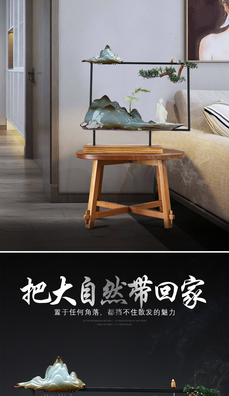 MaiTao creative fountain water apparatus furnishing articles sitting room office feng shui plutus household humidifier opening gifts