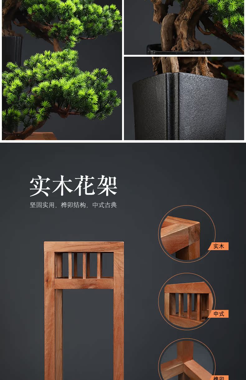 MaiTao creative simulation guest - the greeting pine bonsai home furnishing articles furnishing articles between sitting room porch soft outfit green plant example ceramics