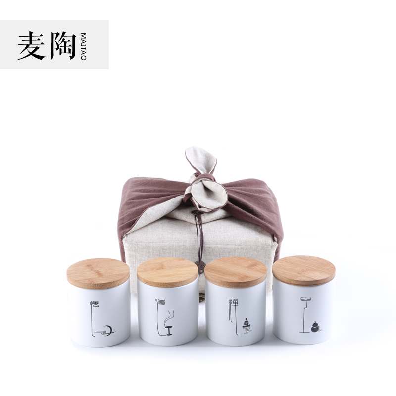 MaiTao cotton and linen Japanese kung fu tea caddy fixings receive travel bag bag portable tea cloth accessories