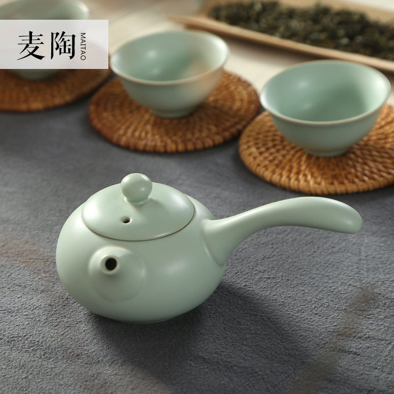 MaiTao your up ceramic teapot stone gourd ladle pot kung fu tea set your up slicing can be a single pot teapot