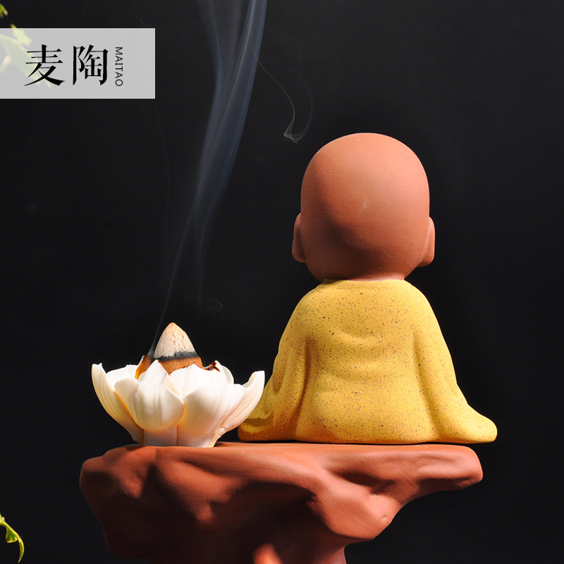 MaiTao yixing purple sand pottery and porcelain tea set pet accessories tea tea play head of maitreya tea tea tray was dry place