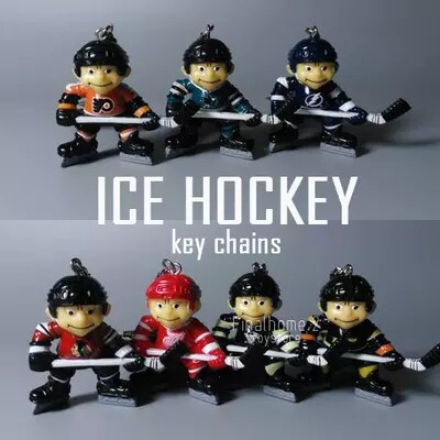 Ice Hockey Pendant Ice Hockey Key Buttons Ice Hockey Toys Ice Hockey Accessories
