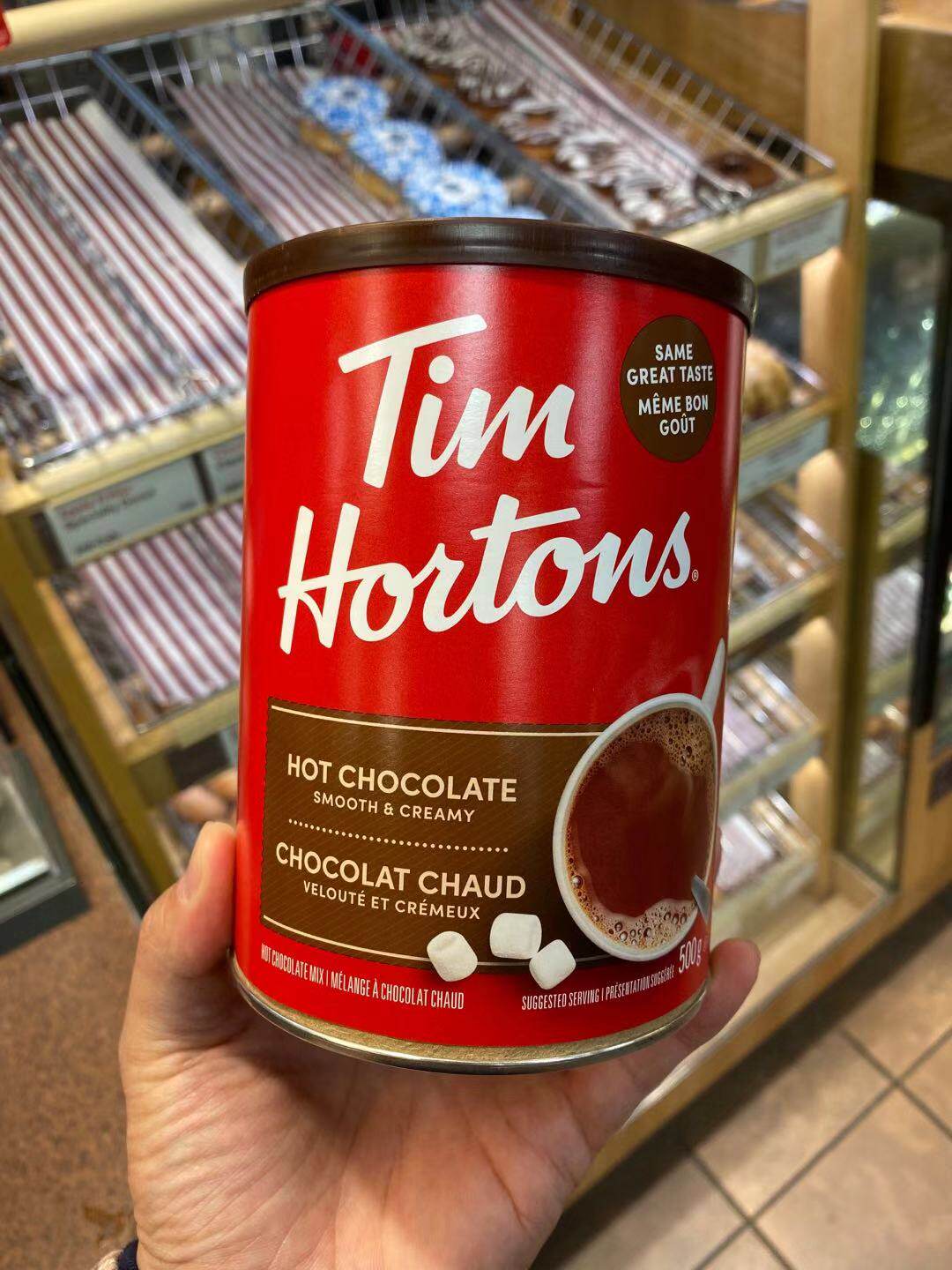 Canada TIM HORTONS Popularity Style Hot Chocolate Instant Cocoa Powder 500g Packs Straight Mail