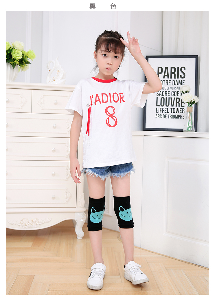 Hoa thủy triều bông hoạt hình ếch mùa xuân hè mùa thu và mùa đông ấm áp đầu gối vớ chân bộ khởi động bộ đầu gối vớ nữ sinh set tất noel