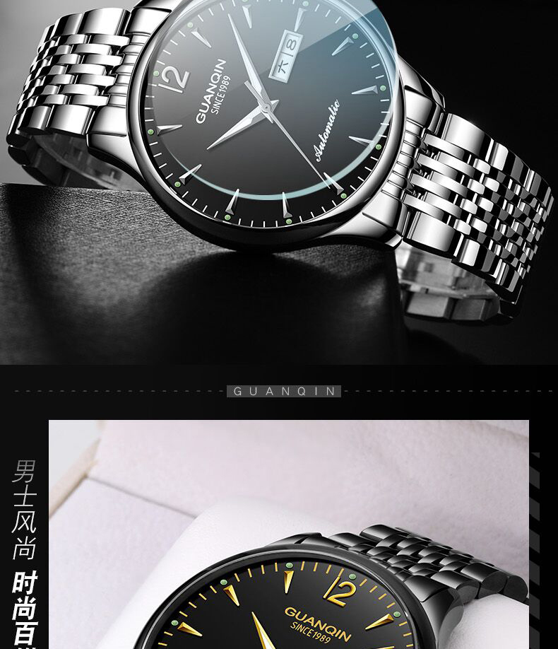 F3731 3680K ĐỒNG HỒ NAM OPUTYE CHỐNG NƯỚC KIM DẠ QUANG QUAI HỢP KIM MÁY CƠ ĐỒNG HỒ PHỤ KIỆN NAM G06 SẢN PHẨM MỚI