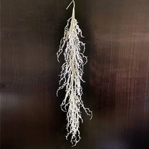 White Fake Flowers Vines Pendant Wall Decoration Creative Branch Building View Shooting Scenery Prop Diy Handmade Production