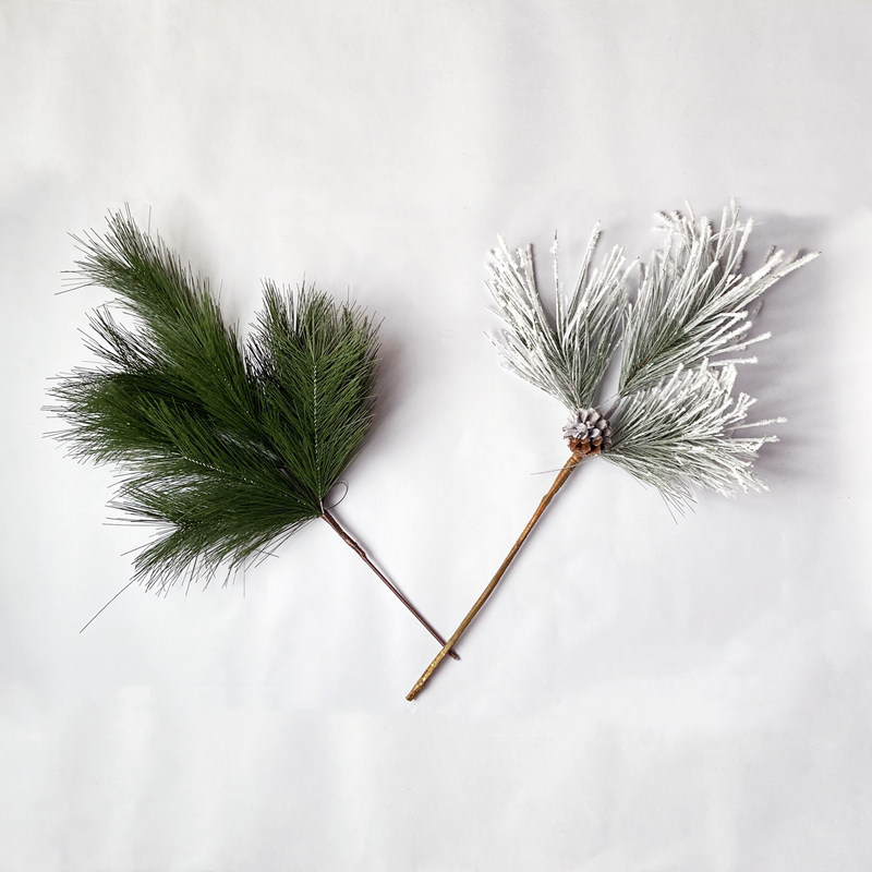 Willow Clear Dew New Inserted Branches Simulation Pine Needles Big Branches Christmas Decorations Christmas Tree Decorations Pine Needles Branches