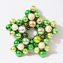 Christmas Decorations Scene Placement Pentagram Christmas Ball Pendants Company Wall Wall Home Shop Window Decorations